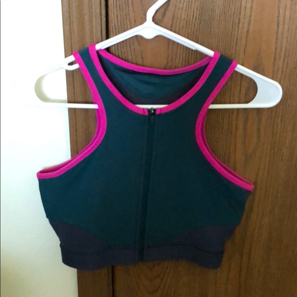 Zip Up Crop/Bra